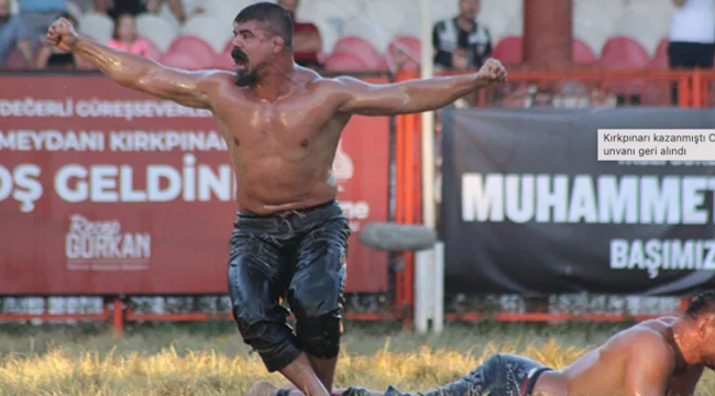 Kırkpınar'ı kazanmıştı! Cengizhan Şimşek'in unvanı geri alındı