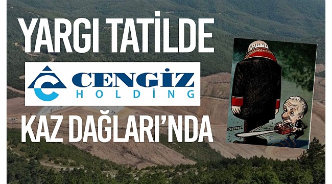 Cengiz Holding’e bağlı şirket, dava süreci bitmeden Kaz Dağları'nda bakır madeni için çalışmalarını hızlandırdı