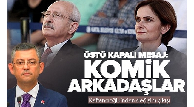 Canan Kaftancıoğlu’ndan değişim çıkışı! Özgür Özel’e üstü kapalı mesaj yolladı.