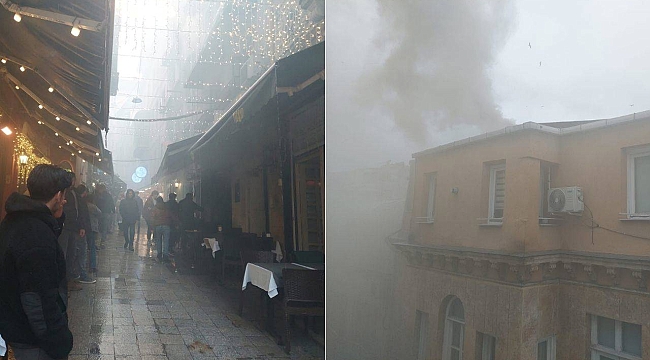 Beyoğlu'ndaki yangın kontrol altına alındı