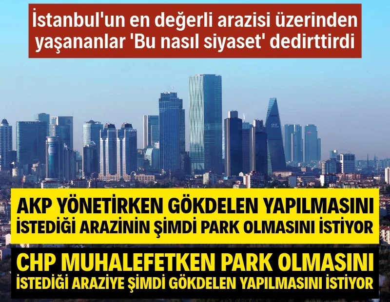 Levent İETT arazisi üzerinden siyaset: İktidarda başka, muhalefette başka