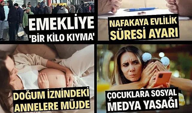 TBMM’de yeni kanun teklifleri: Doğum izni, sosyal medya ve emekli ikramiyesi gündemde