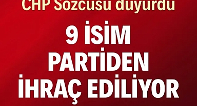 CHP’de 9 milletvekiline ihraç talebi