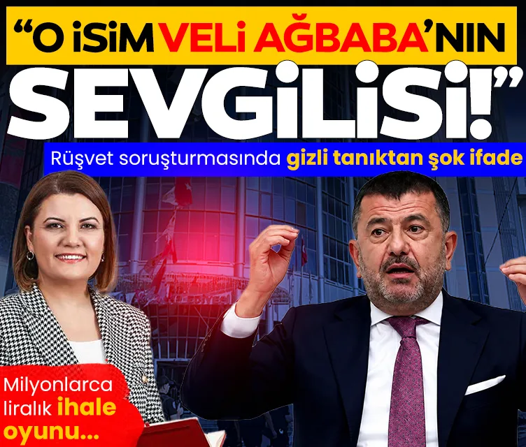 İzmit Belediyesi soruşturmasında gizli tanıktan şok ifade! 1,6 milyonluk ihale 84 milyon TL gösterildi: Veli Ağbaba’nın sevgilisi…