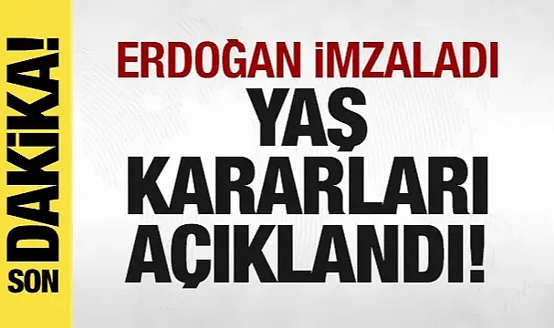 YAŞ kararları açıklandı! 25 general ve amiral terfi etti, Hava Kuvvetleri Komutanı değişti