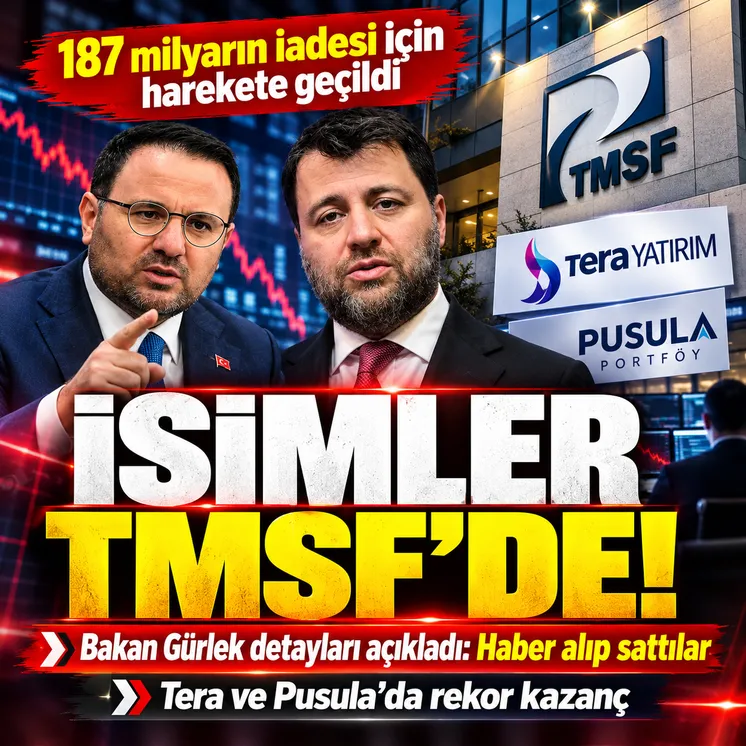 Adalet Bakanı Akın Gürlek duyurdu: Fon soruşturmasında başsavcılık TMSF'ye 214 kişilik listeyi iletti!